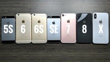 Apple iPhone 5/5S/6/6S/7/8/SE Gen- 32/64GB - All Colours -UNLOCKED -Grade "Good"