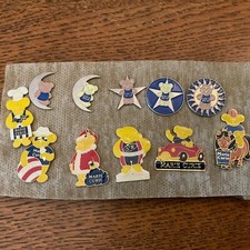 6X1 Marie curie Teddy Bear Pin