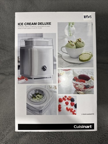 Cuisinart ice cream - cream, deluxe