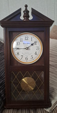 Daniel Dakota  Quartz Wall Clock with Pendulum & Westminster Chime UK seller