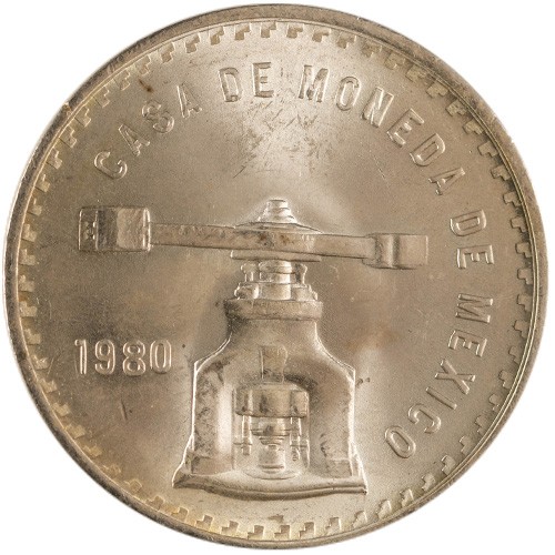 Mexican silver onza - mexican,