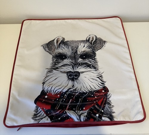 Dog christmas cushion - m&s,