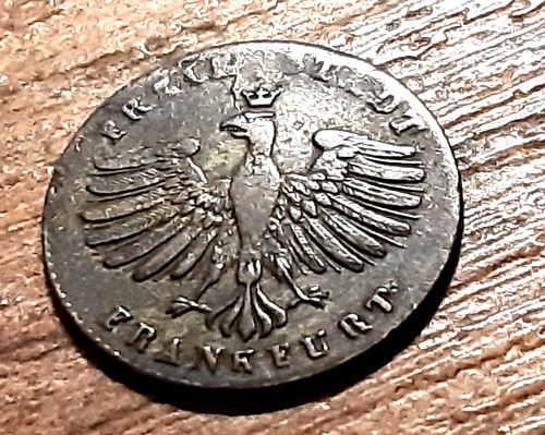 Old silver coin - silver, 1855