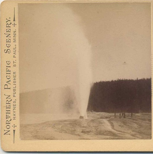 Bee hive geyser eruption - geyser,