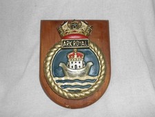 HMS ARK ROYAL CREST PLASTER