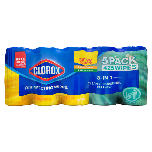 Clorox disinfecting wipes 5 - wipes,,