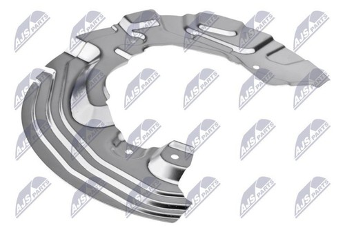 Front right silver brake disc - brake,