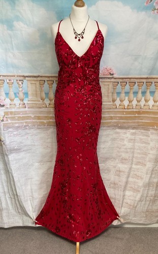 Prom evening dress red - evening,