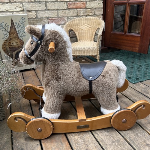 Mamas and papas rocking - and, horse