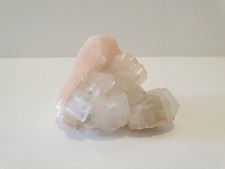 Apophyllite with Stillbite 192g - RARE Crystal Mineral Rock Sample Specimen