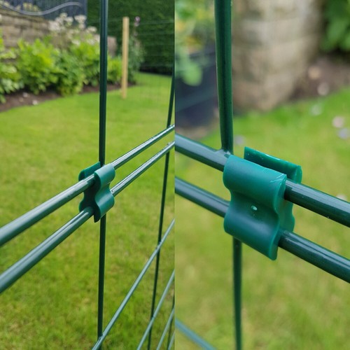 Plastic mesh joining clips - mesh, for