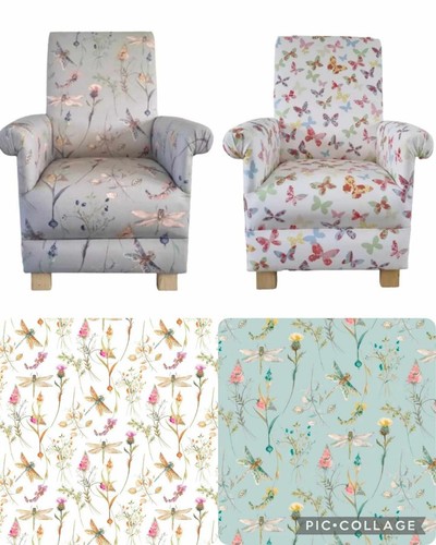Dragonflies butterflies fabric - dragonflies,