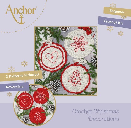 Christmas decorations crochet - christmas,