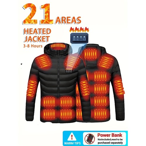 Men areas heated jacket usb - 21,