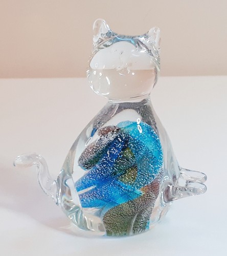 Murano style art glass - , cat