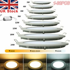 LED Panel Light Round Recessed