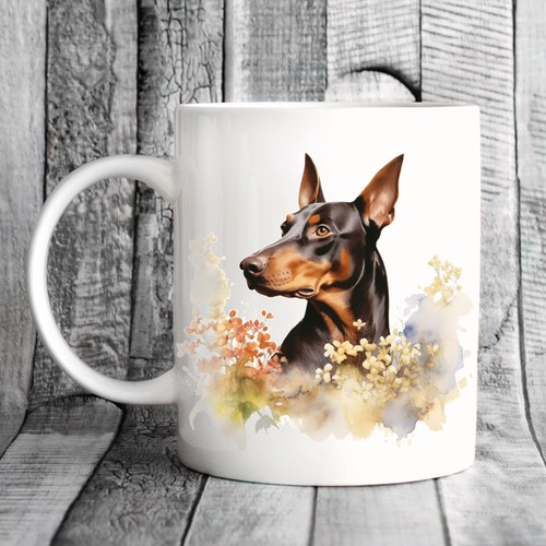 Doberman pinscher dog mug - pinscher,