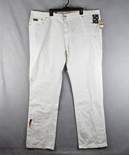 Winchester Jeans Mens 50x34 White American Flag Patch Patriotic Cotton Denim