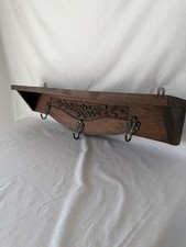 Vintage French Oak Coat Rack