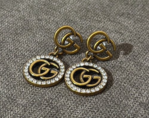 Gucci crystal drop earrings - drop,
