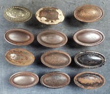 Job Lot of 12 Metal Oval Door