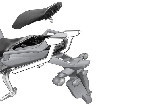 Shad top box - shad, rack
