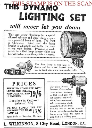 1930s advert wilkinson - advert, dynamo