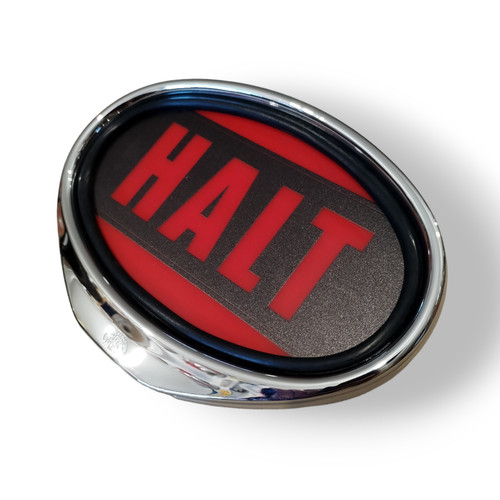 Halt stop light sign - halt,