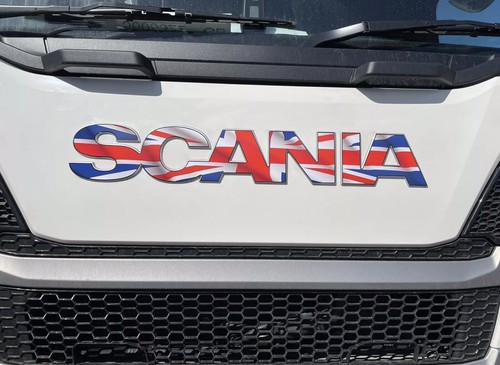 Scania cab front badge - scania,