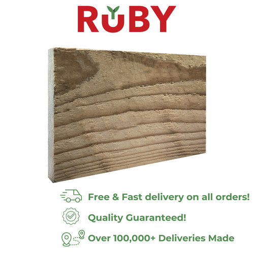 Treated wooden boards - treated,