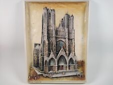 Osborne Ivorex Plaque  ‘Rheims Cathedral’  32.5 cm x 24.5 cm