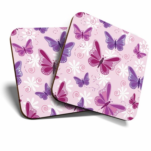 Coasters purple pink - x,