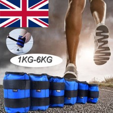 1kg 2kg 3kg 4kg 5kg 6kg Ankle Weights Leg Wrist Strap Running Training Fitness