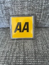 AA Breakdown Car Square Metal Badge