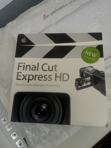 Apple final cut express - cut,