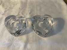 Orrefors Swedish Glass Heart