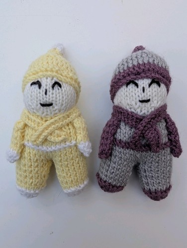 Pair amigurumi crochet - a,