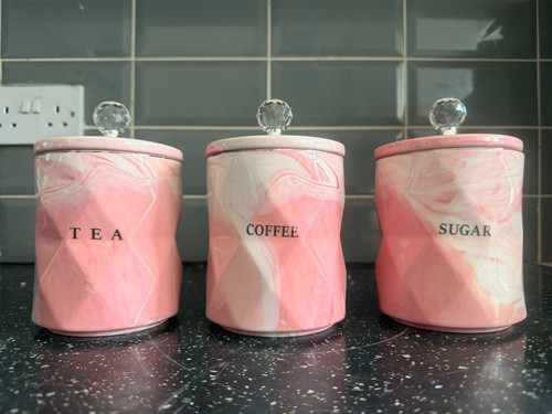 Pink marble tea - marble, sugar