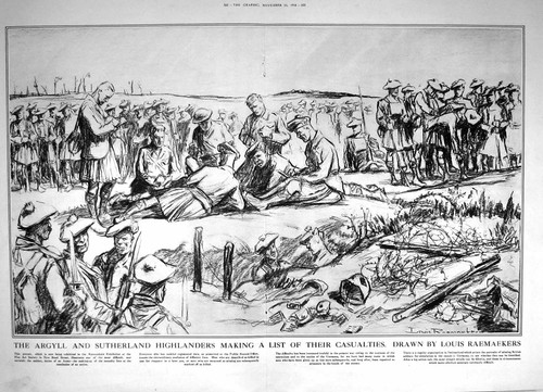 Old 1918 war - old, argyll