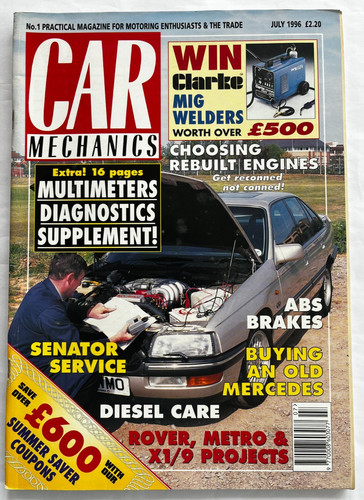 Car mechanics july 1996 rover - mechanics,
