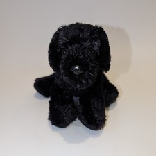 Aurora Black Dog Plush Soft