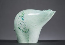 Art Glass Stylized Polar Bear