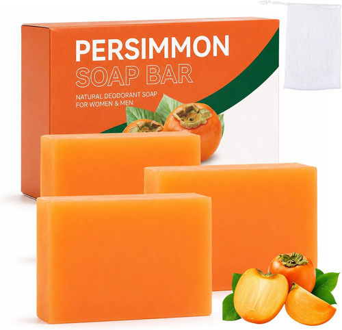 Pcs persimmon soap bar for - 3,
