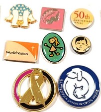 Small collection- Collection of Charity themed enamel badges