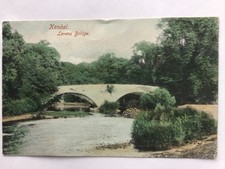 Printed postcard-Cumbria,LEVENS BRIDGE,KENDAL,J.SIMCOE PO KENDAL,1907,Early card