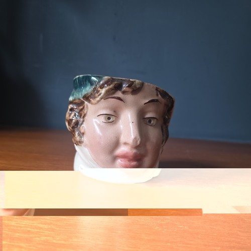 Vintage ceramic head - vintage, planter