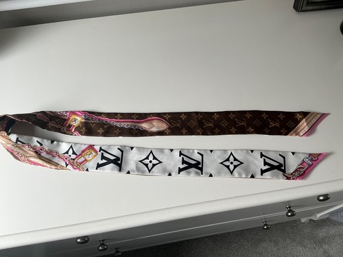 Brown louis vuitton twilly - brown,