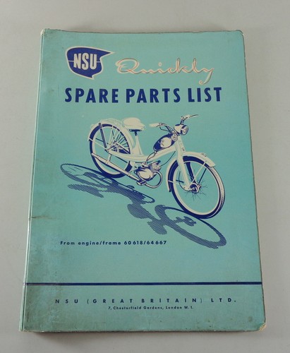 Spare parts list nsu quickly - parts,