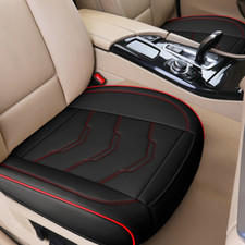 Black/Red PU Leather Car Front