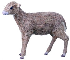 Deer Figurine Handmade Natural